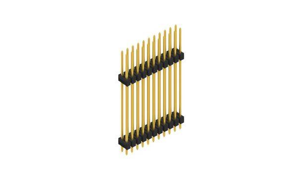Fischer Elektronik Stiftleiste (Standard) Anzahl Reihen: 2 SL1431022G 10St.