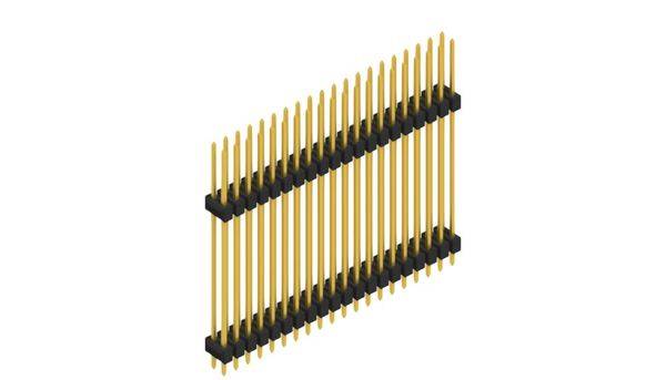 Fischer Elektronik Stiftleiste (Standard) Anzahl Reihen: 2 SL1431040G 10St.