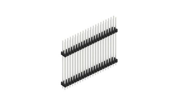 Fischer Elektronik Stiftleiste (Standard) Anzahl Reihen: 2 SL1431042Z 10St.