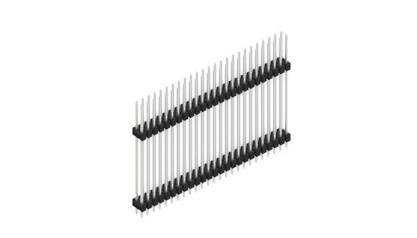 Fischer Elektronik Stiftleiste (Standard) Anzahl Reihen: 2 10051654 10St.