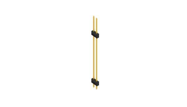 Fischer Elektronik Stiftleiste (Standard) Anzahl Reihen: 2 SL143652G 10St.