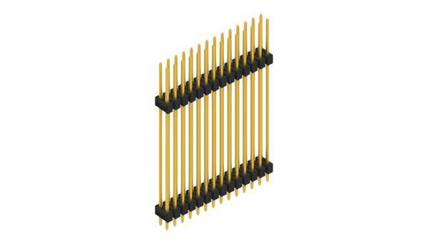 Fischer Elektronik Stiftleiste (Standard) Anzahl Reihen: 2 SL1436528G 10St.