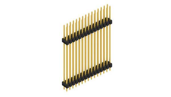 Fischer Elektronik Stiftleiste (Standard) Anzahl Reihen: 2 SL1436530G 10St.