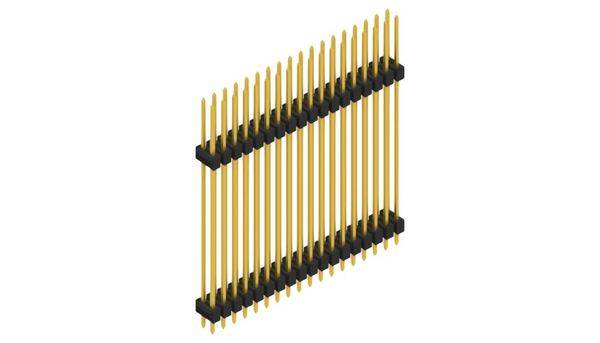 Fischer Elektronik Stiftleiste (Standard) Anzahl Reihen: 2 SL1436536G 10St.