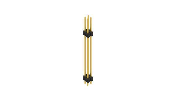 Fischer Elektronik Stiftleiste (Standard) Anzahl Reihen: 2 SL143654G 10St.