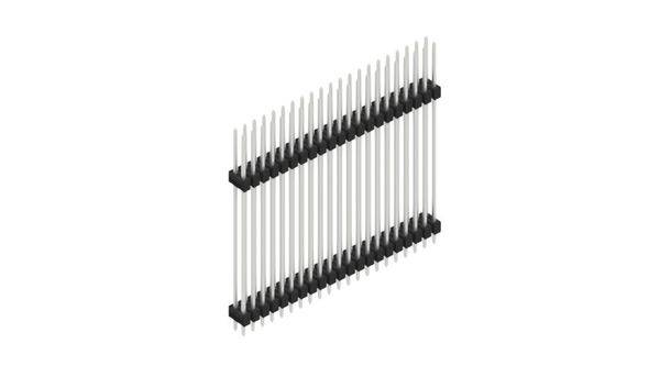 Fischer Elektronik Stiftleiste (Standard) Anzahl Reihen: 2 SL1436542Z 10St.