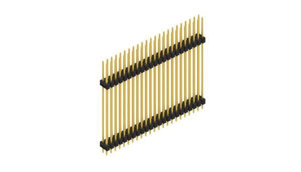 Fischer Elektronik Stiftleiste (Standard) Anzahl Reihen: 2 SL1436546G 10St.