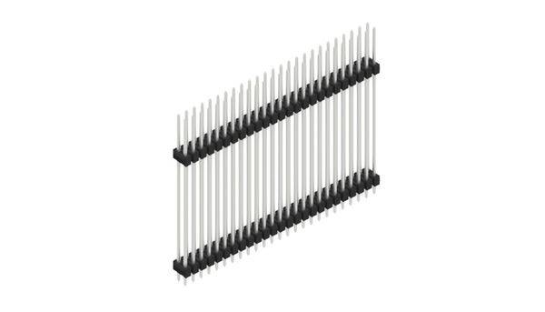 Fischer Elektronik Stiftleiste (Standard) Anzahl Reihen: 2 10051696 10St.