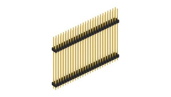 Fischer Elektronik Stiftleiste (Standard) Anzahl Reihen: 2 SL1436552G 10St.