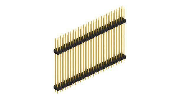 Fischer Elektronik Stiftleiste (Standard) Anzahl Reihen: 2 SL1436554G 10St.