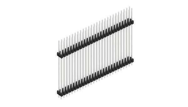 Fischer Elektronik Stiftleiste (Standard) Anzahl Reihen: 2 SL1436554Z 10St.