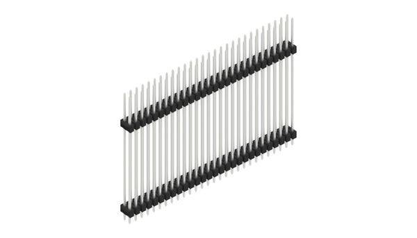 Fischer Elektronik Stiftleiste (Standard) Anzahl Reihen: 2 SL1436556Z 10St.