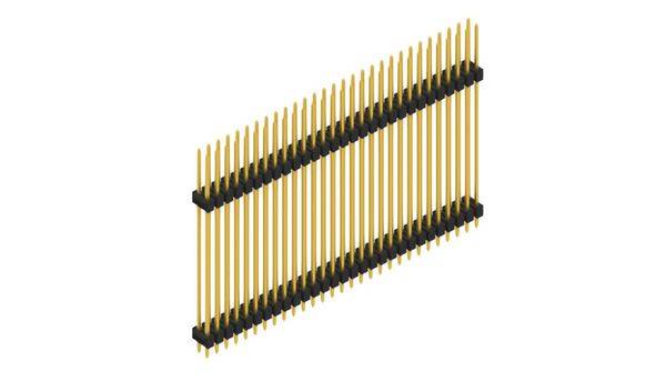 Fischer Elektronik Stiftleiste (Standard) Anzahl Reihen: 2 SL1436558G 10St.