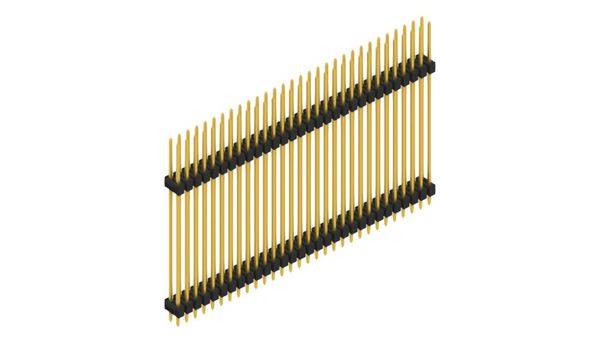 Fischer Elektronik Stiftleiste (Standard) Anzahl Reihen: 2 SL1436560G 10St.