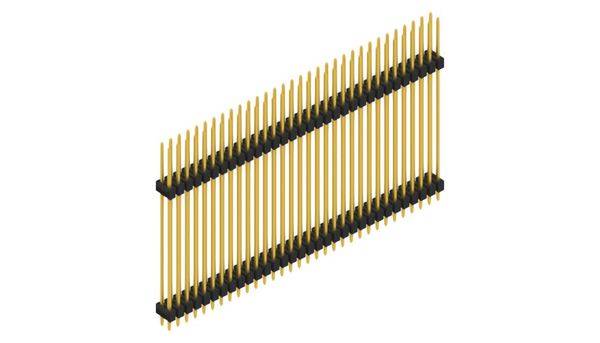 Fischer Elektronik Stiftleiste (Standard) Anzahl Reihen: 2 SL1436564G 10St.