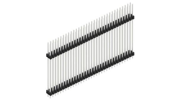Fischer Elektronik Stiftleiste (Standard) Anzahl Reihen: 2 SL1436566Z 10St.