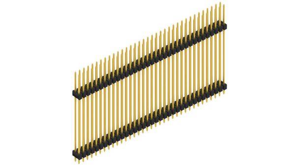 Fischer Elektronik Stiftleiste (Standard) Anzahl Reihen: 2 SL1436570G 10St.