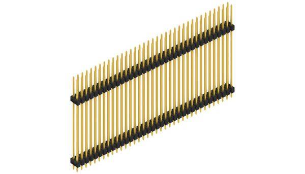 Fischer Elektronik Stiftleiste (Standard) Anzahl Reihen: 2 10051699 10St.