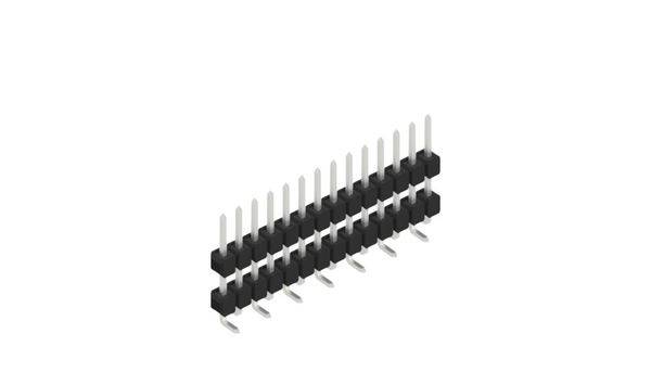 Fischer Elektronik Stiftleiste (Standard) Anzahl Reihen: 1 10051779 10St.