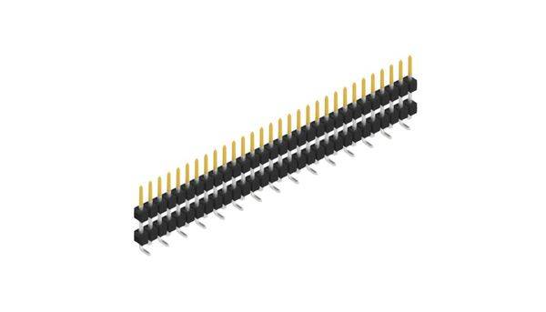Fischer Elektronik Stiftleiste (Standard) Anzahl Reihen: 1 SL15SMD10730S 10St.