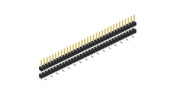Fischer Elektronik Stiftleiste (Standard) Anzahl Reihen: 1 SL15SMD10733S 10St.