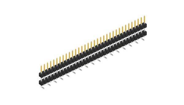 Fischer Elektronik Stiftleiste (Standard) Anzahl Reihen: 1 SL15SMD10734S 10St.