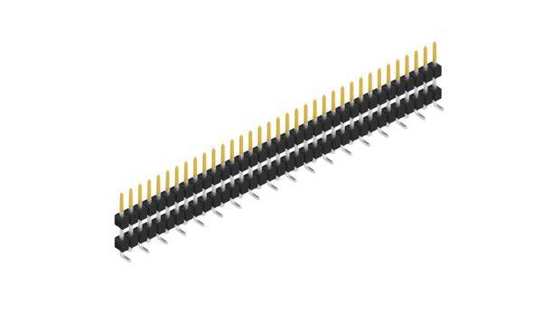 Fischer Elektronik Stiftleiste (Standard) Anzahl Reihen: 1 SL15SMD10735S 10St.