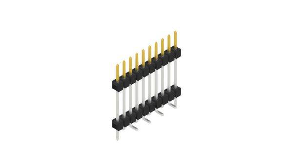 Fischer Elektronik Stiftleiste (Standard) Anzahl Reihen: 1 10051886 10St.