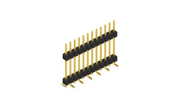 Fischer Elektronik Stiftleiste (Standard) Anzahl Reihen: 1 SL15SMD18212G 10St.