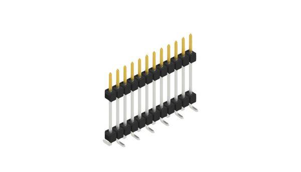 Fischer Elektronik Stiftleiste (Standard) Anzahl Reihen: 1 10051897 10St.