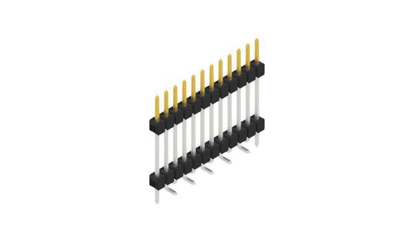 Fischer Elektronik Stiftleiste (Standard) Anzahl Reihen: 1 10051898 10St.