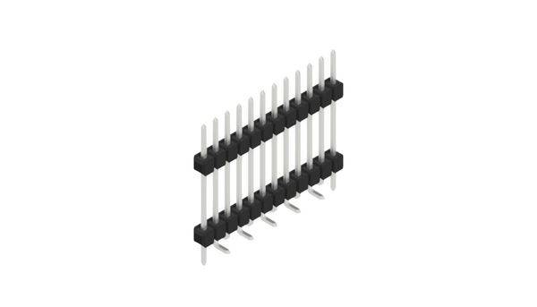 Fischer Elektronik Stiftleiste (Standard) Anzahl Reihen: 1 10051900 10St.