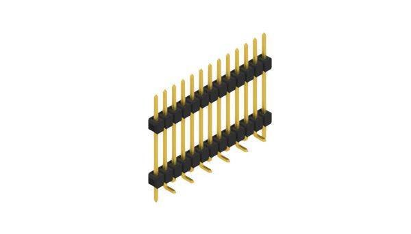 Fischer Elektronik Stiftleiste (Standard) Anzahl Reihen: 1 10051902 10St.