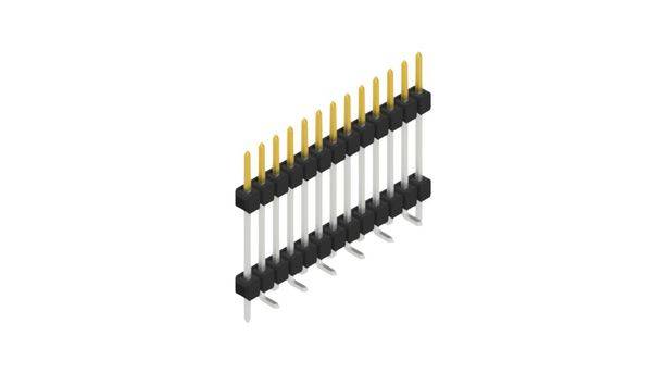 Fischer Elektronik Stiftleiste (Standard) Anzahl Reihen: 1 10051904 10St.