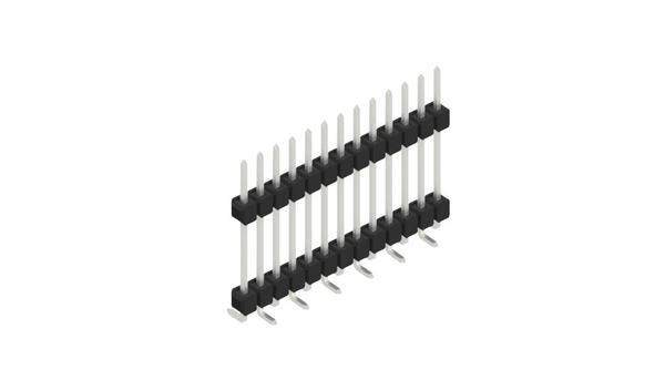 Fischer Elektronik Stiftleiste (Standard) Anzahl Reihen: 1 10051905 10St.