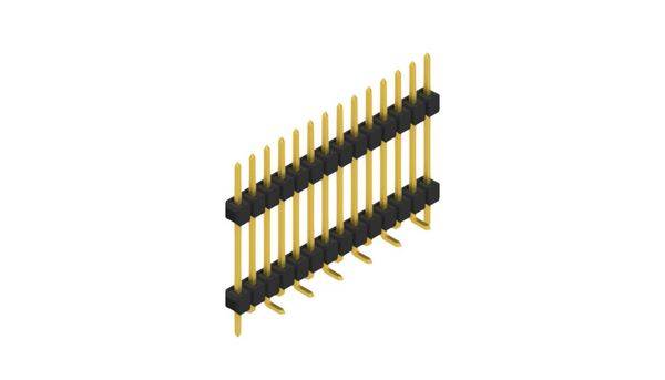 Fischer Elektronik Stiftleiste (Standard) Anzahl Reihen: 1 10051909 10St.