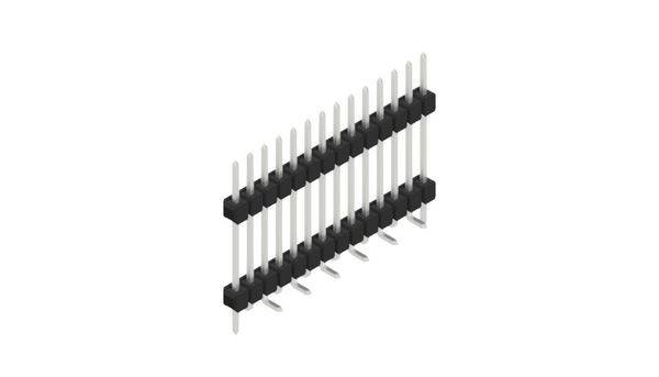 Fischer Elektronik Stiftleiste (Standard) Anzahl Reihen: 1 10051913 10St.