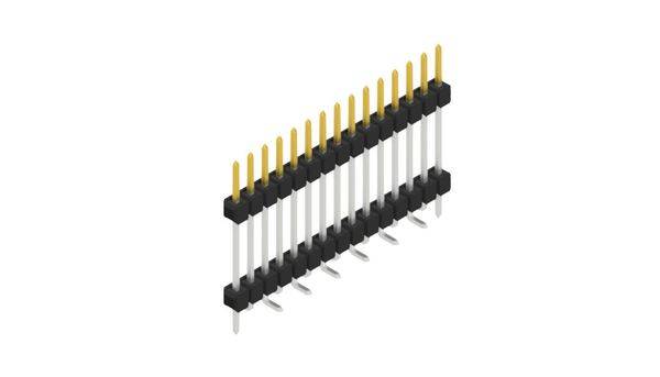 Fischer Elektronik Stiftleiste (Standard) Anzahl Reihen: 1 10051918 10St.