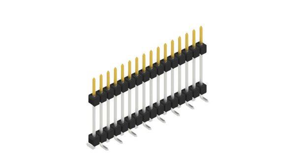Fischer Elektronik Stiftleiste (Standard) Anzahl Reihen: 1 10051923 10St.