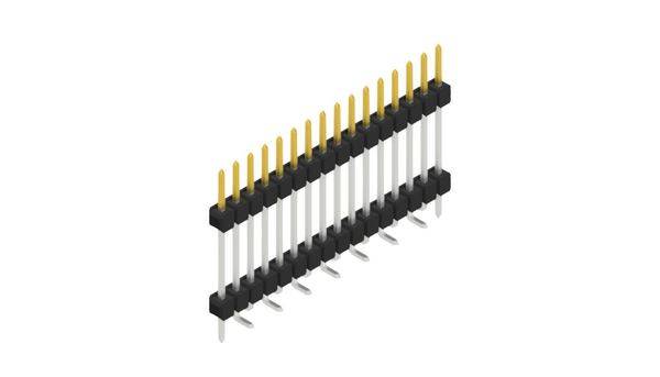 Fischer Elektronik Stiftleiste (Standard) Anzahl Reihen: 1 10051924 10St.
