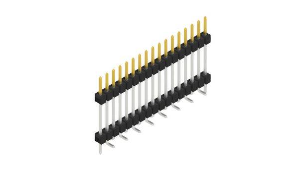 Fischer Elektronik Stiftleiste (Standard) Anzahl Reihen: 1 10051931 10St.
