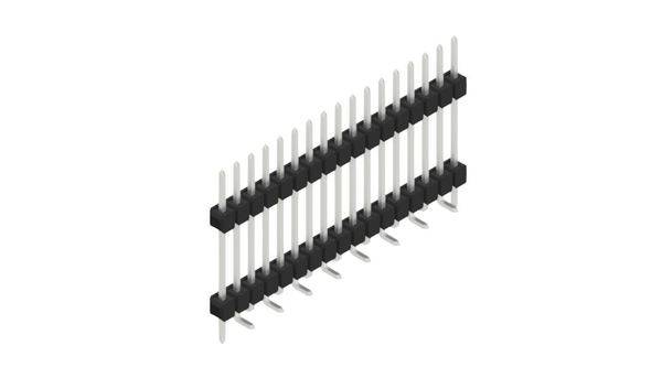Fischer Elektronik Stiftleiste (Standard) Anzahl Reihen: 1 10051933 10St.