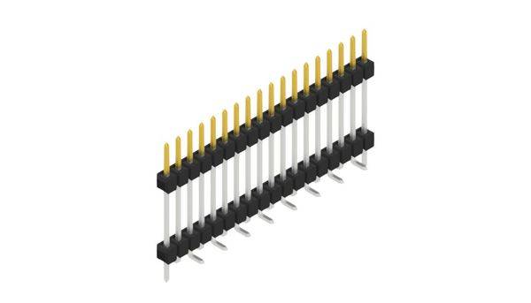 Fischer Elektronik Stiftleiste (Standard) Anzahl Reihen: 1 10051937 10St.