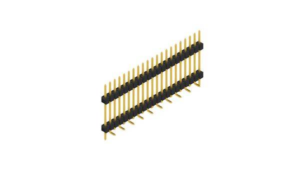 Fischer Elektronik Stiftleiste (Standard) Anzahl Reihen: 1 SL15SMD18221GP 10St.