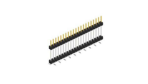 Fischer Elektronik Stiftleiste (Standard) Anzahl Reihen: 1 SL15SMD18221S 10St.