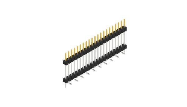 Fischer Elektronik Stiftleiste (Standard) Anzahl Reihen: 1 SL15SMD18221SP 10St.