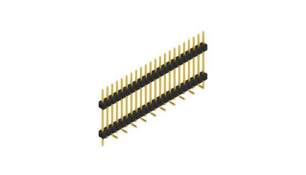 Fischer Elektronik Stiftleiste (Standard) Anzahl Reihen: 1 SL15SMD18222GP 10St.