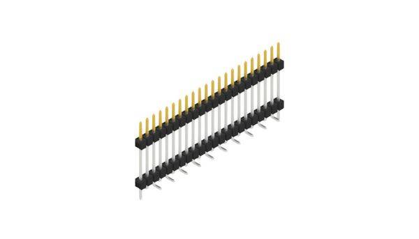 Fischer Elektronik Stiftleiste (Standard) Anzahl Reihen: 1 SL15SMD18222SP 10St.