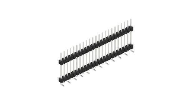 Fischer Elektronik Stiftleiste (Standard) Anzahl Reihen: 1 SL15SMD18223Z 10St.