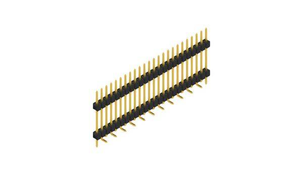 Fischer Elektronik Stiftleiste (Standard) Anzahl Reihen: 1 SL15SMD18224GP 10St.